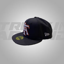 Load image into Gallery viewer, NEW ERA NAVY AND ORANGE FITTED
