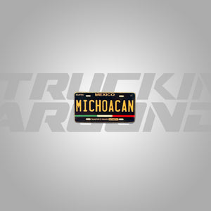 Michoacan License Plate Hat Pin Truckin Around