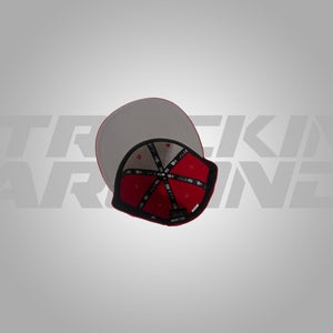 Truckin Around Red Hat and Black Logo Fitted