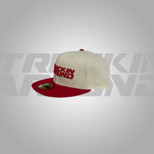 Load image into Gallery viewer, Truckin Around Cream and Red Fitted

