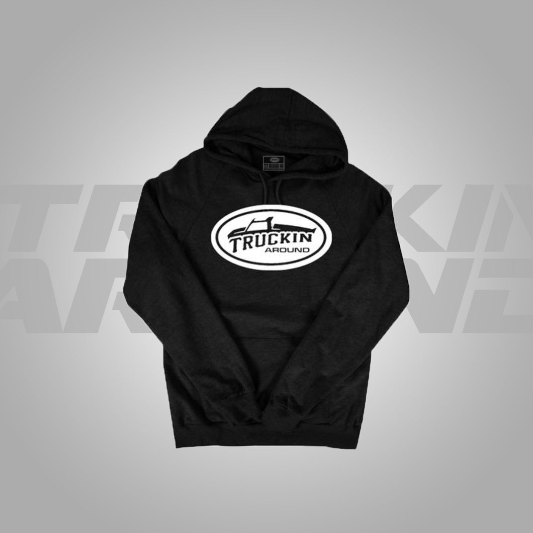 WHITE LOGO HOODIE