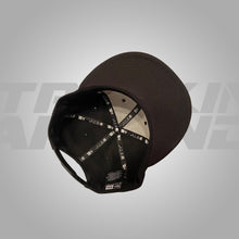 Load image into Gallery viewer, BLACK ON BLACK TA SNAPBACK
