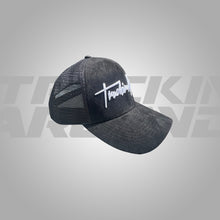 Load image into Gallery viewer, Cursive white logo mesh hat
